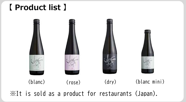Celeblé Product Lineup: Blanc, Rose, Dry, and Blanc Mini