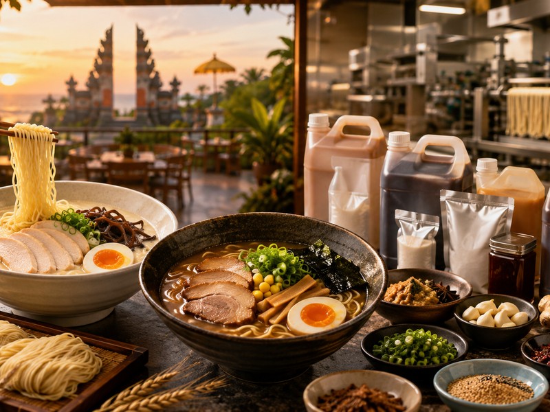 Ebara Foods Indonesia ramen ingredient, noodle manufacturing and foodservice distribution opportunity.