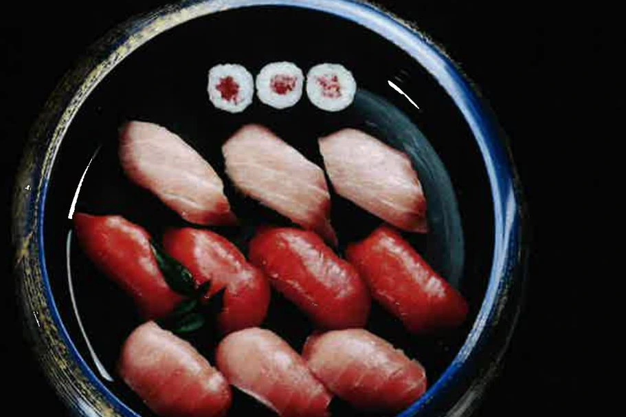 Tomin liquid-frozen sushi platters nigiri rolls and unagi bowls by Uota Japan