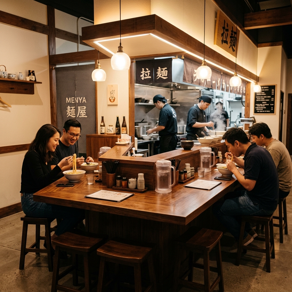 Ichiban-ken Japanese tonkotsu ramen restaurant master franchise opportunity for Indonesia.