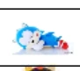 Sleeping Sonic Plush