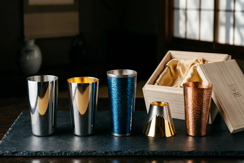 Premium Japanese Tsubame Drinkware product showcase